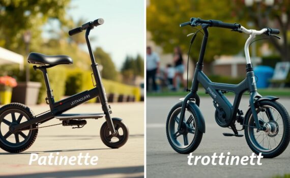 quelle difference entre patinette et trottinette