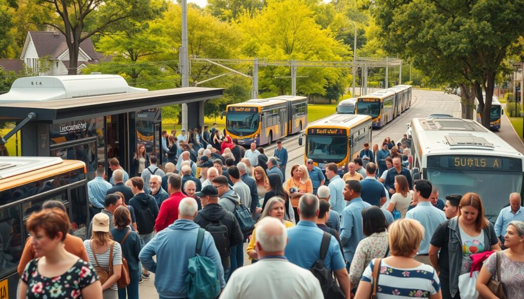 Transports en commun en zone périurbaine