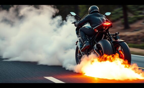 comment burner en moto