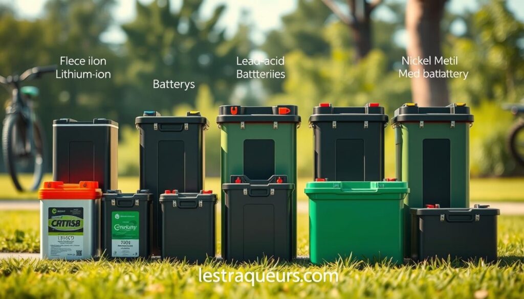 types de batteries vélo électrique