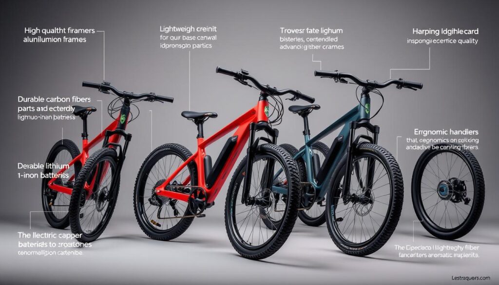 matériaux vélo électrique